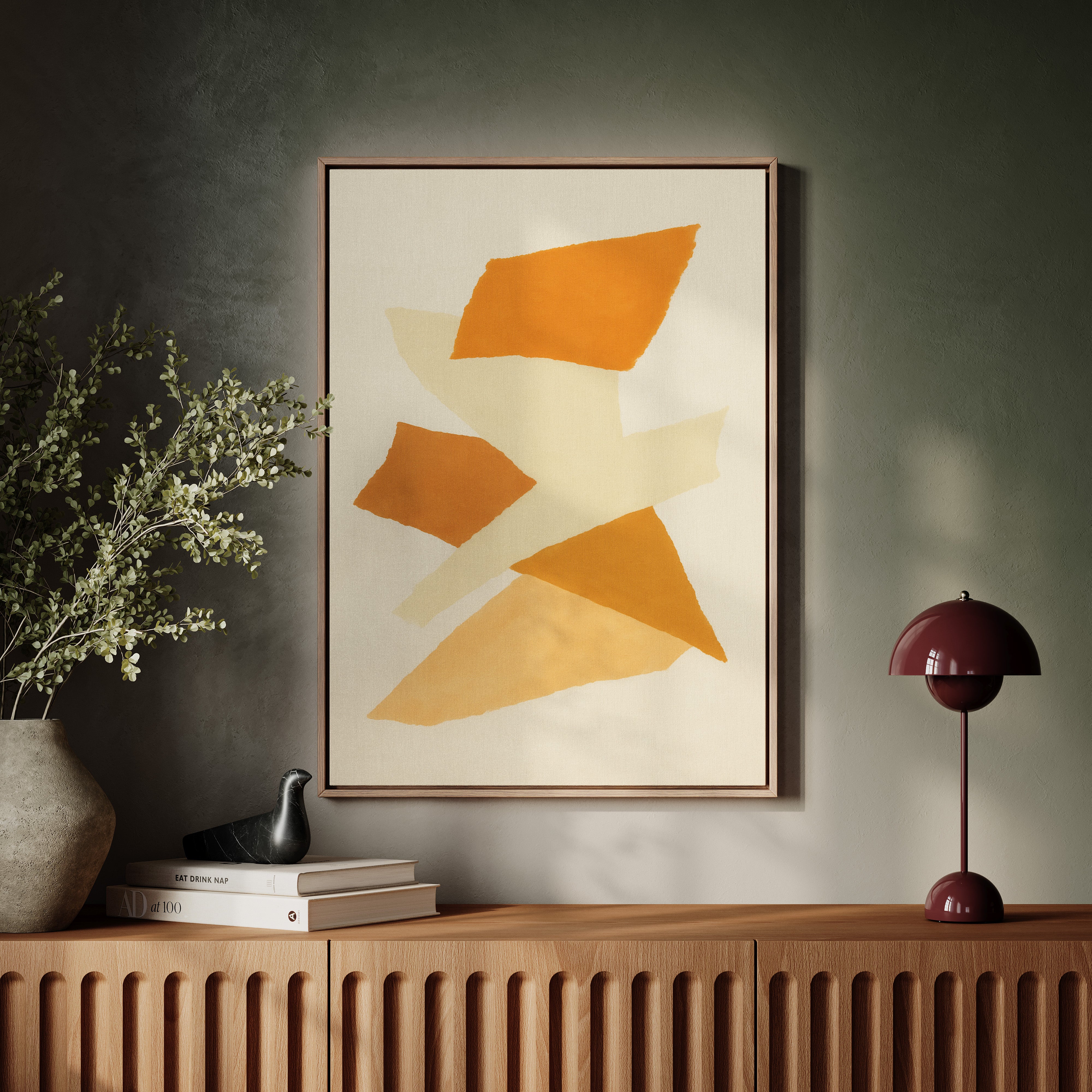 Autumn Paper Folds Into Light