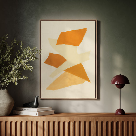 Autumn Paper Folds Into Light