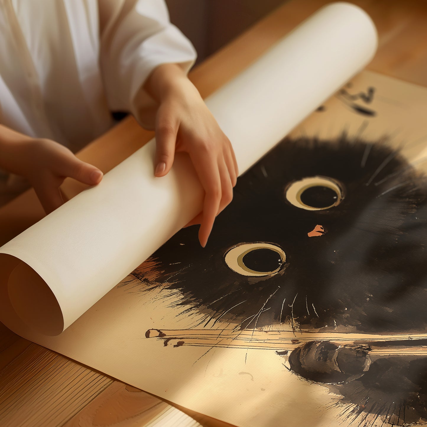 Sushi Cat Dreams Of Midnight Feasts