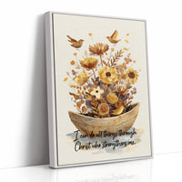 Golden Blooms Carry Faith's Promise