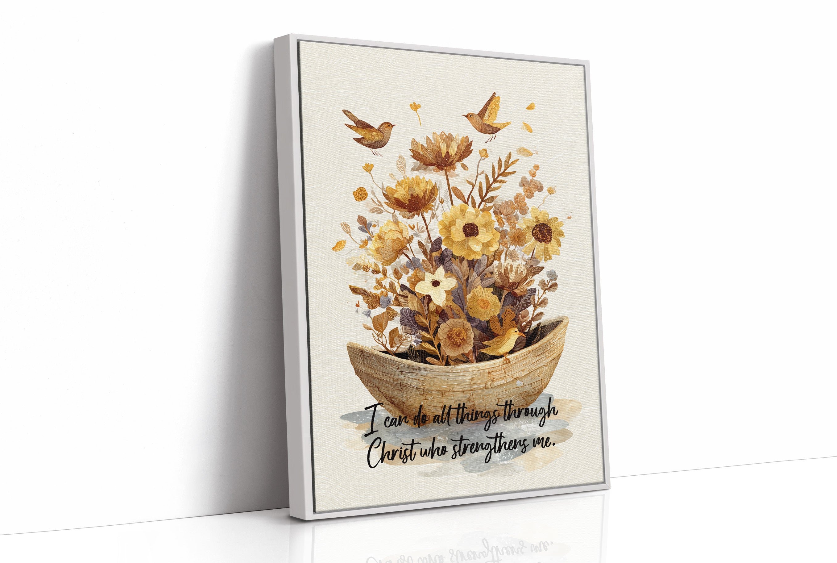 Golden Blooms Carry Faith's Promise