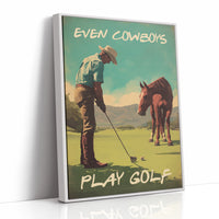 Even Cowboys Play Golf