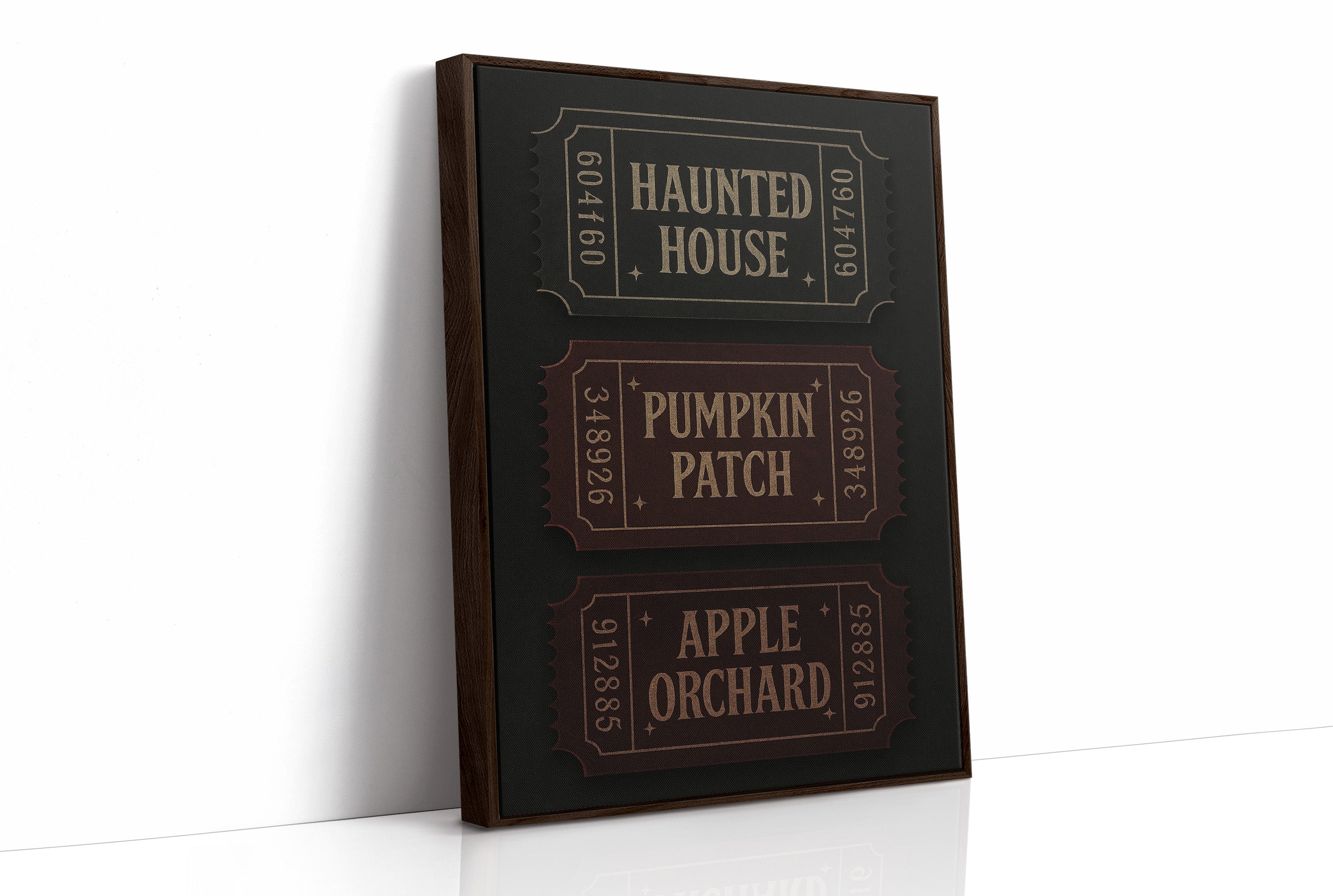 Autumn's Passage Through Vintage Tickets