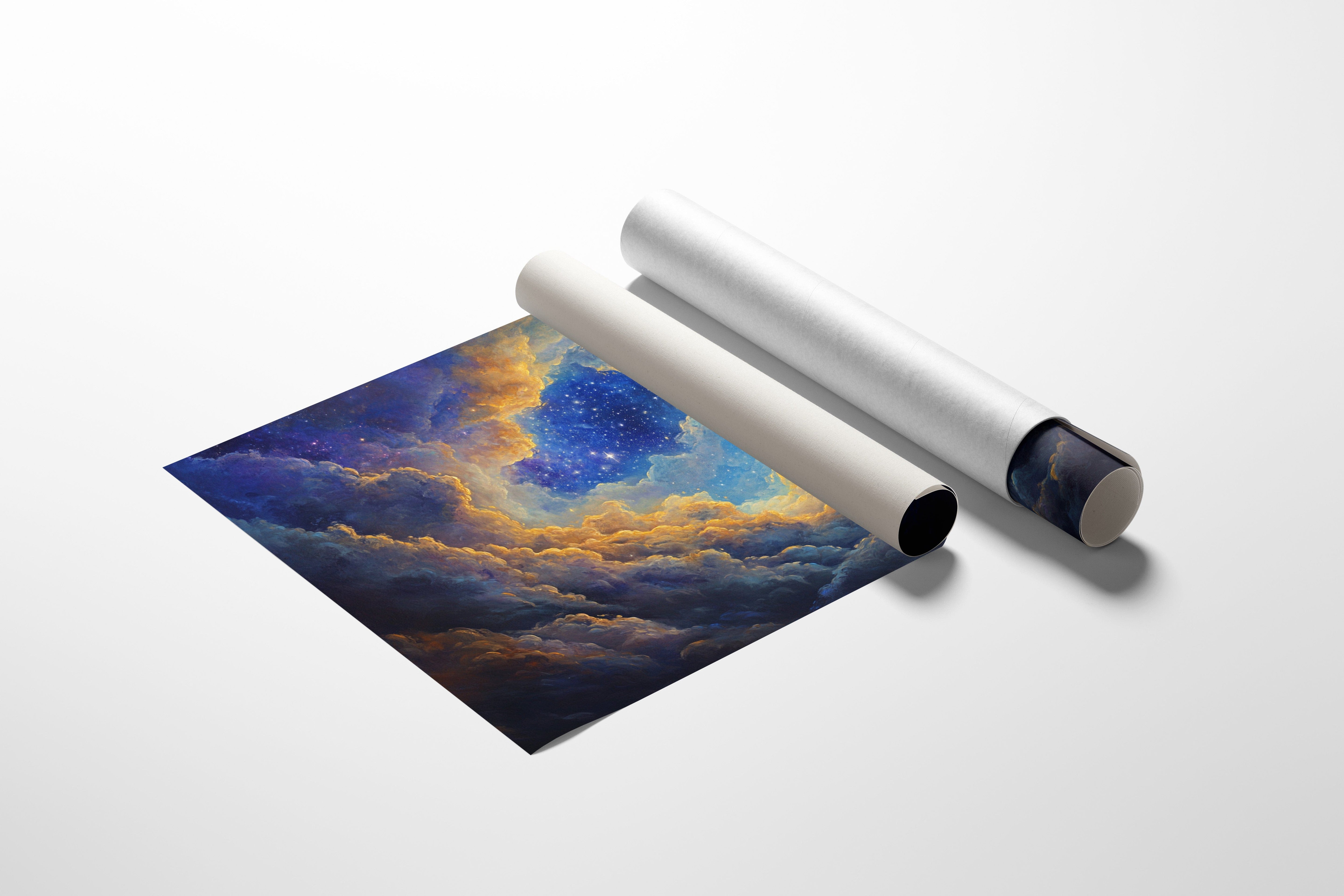 Heaven Opens Its Golden Gates