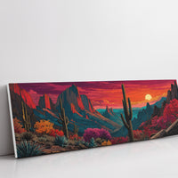 Desert Sunfall in Painted Canyons