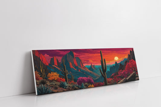 Desert Sunfall in Painted Canyons