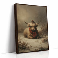 Highland Calm In Falling Snow