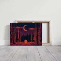 Low Poly Jack-O-Lantern Forest