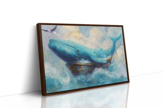 Ocean Giant Drifts Through Clouds