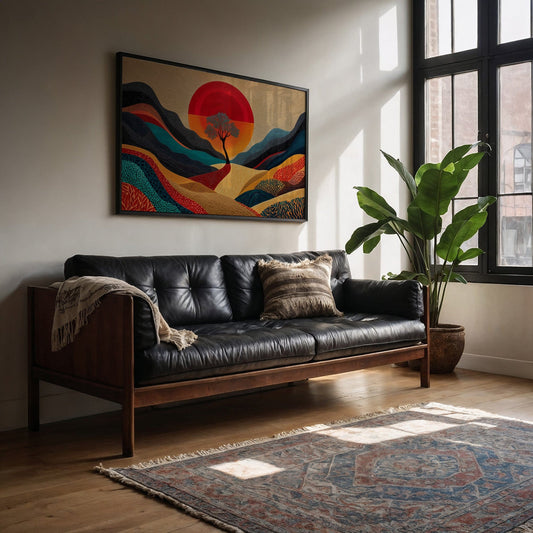 Lone Tree Dances At Sunset's Peak