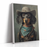 Frontier Guardian With Soulful Gaze