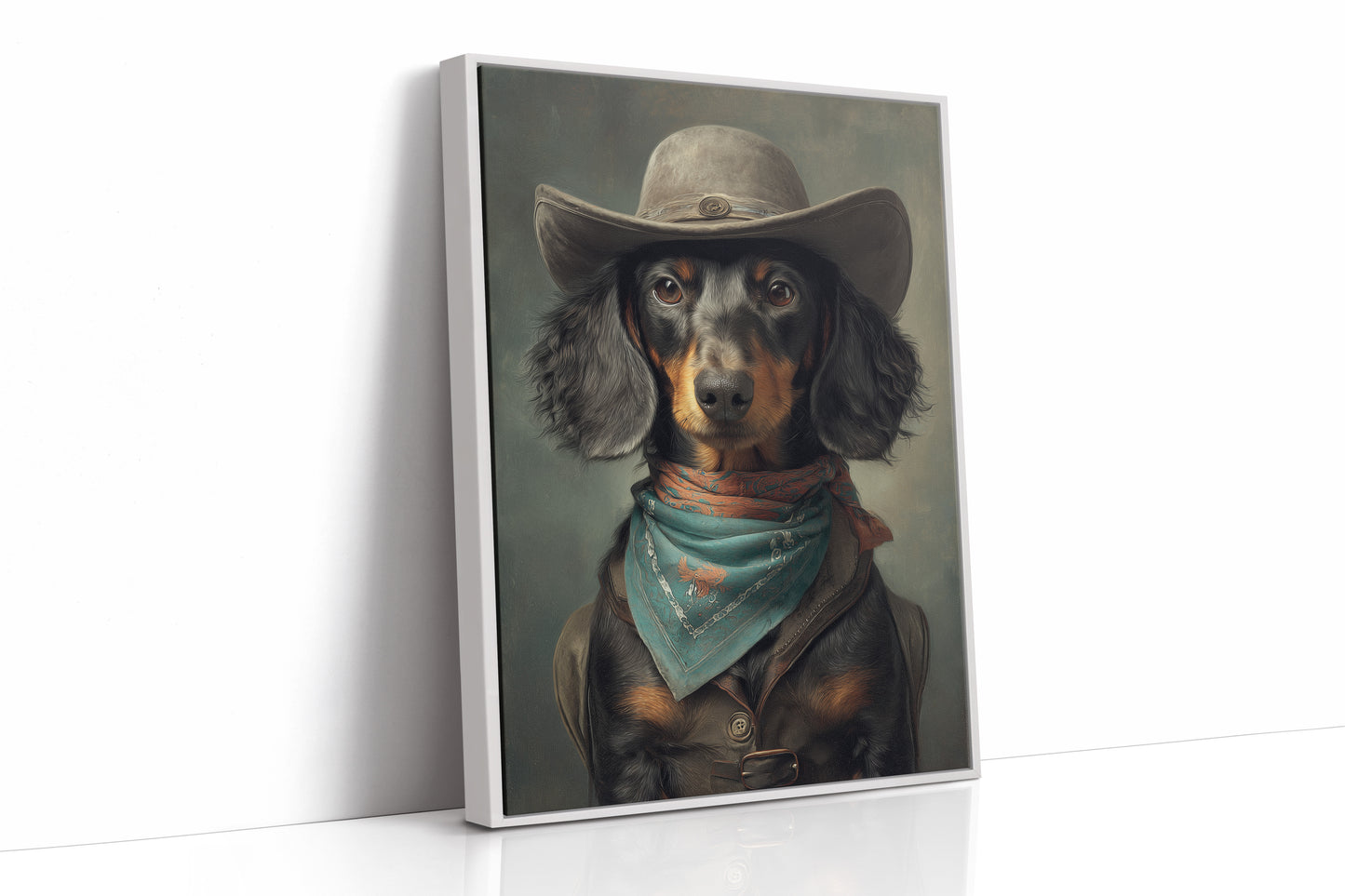 Frontier Guardian With Soulful Gaze