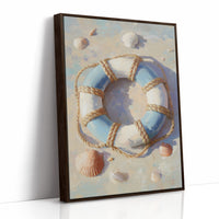 Coastal Memories In Wooden Frame