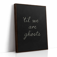 Haunting Words On Midnight Canvas
