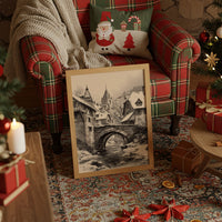 Stone Bridge Leads To Christmas