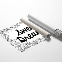Sweet Dreams Botanical Line Art