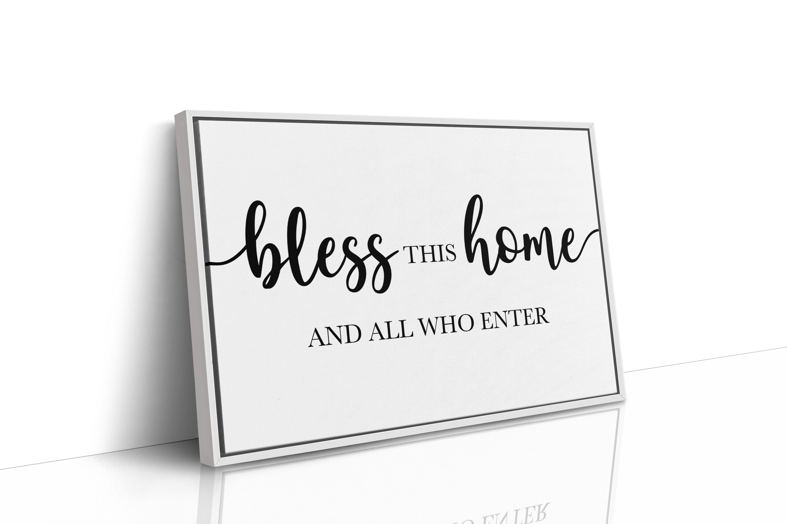Threshold Blessing In Elegant Script