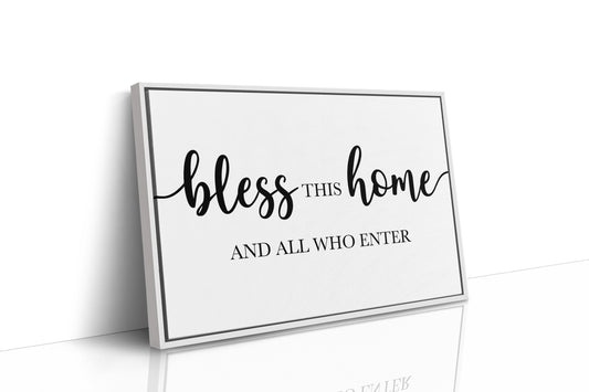 Threshold Blessing In Elegant Script