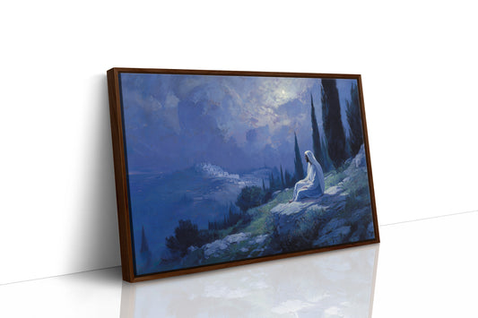 Midnight Prayer On Mountain's Edge