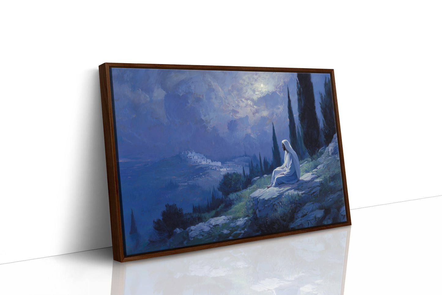 Solitude Beneath Indigo Skies