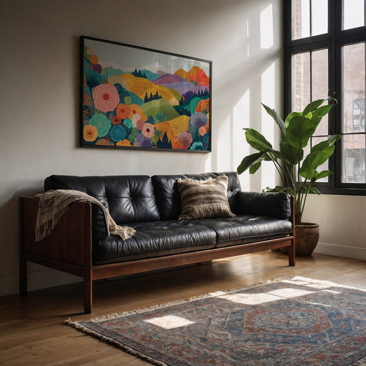 Rolling Hills Dance With Wild Blooms