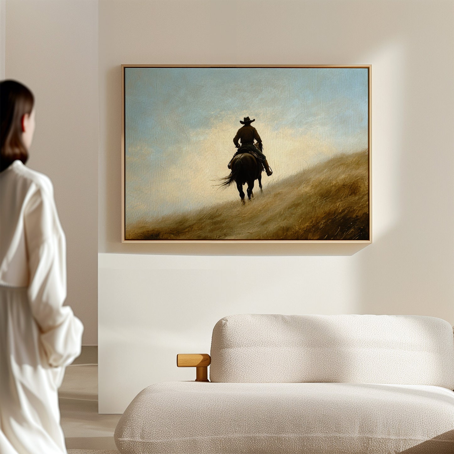 Rider Toward the Sky