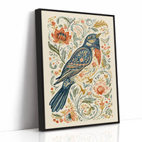 Robin In Full Bloom