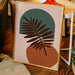 Foliage Dances Against Soft Canvas