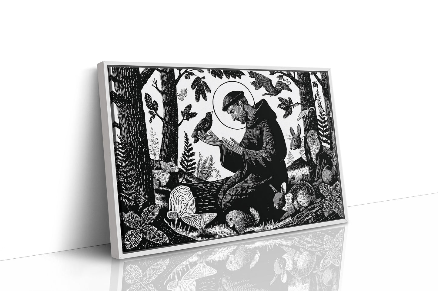 Creatures Gather At His Feet