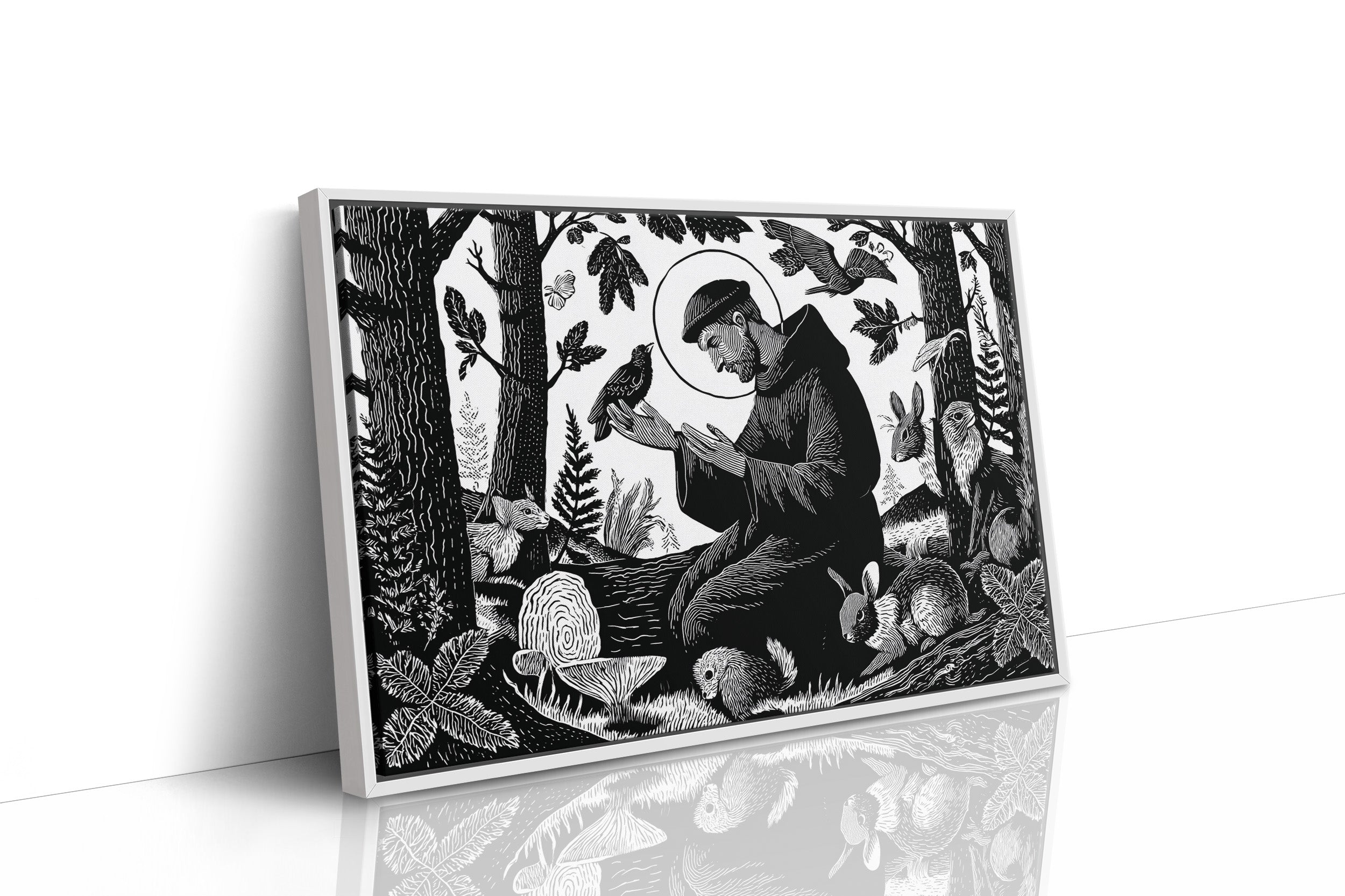 Creatures Gather At His Feet