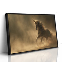 Mythic Gallop Through Golden Dust