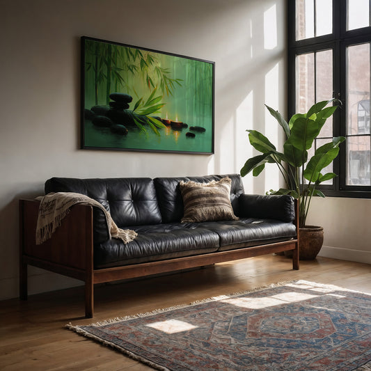 Bamboo Leaves Meet Sacred Waters