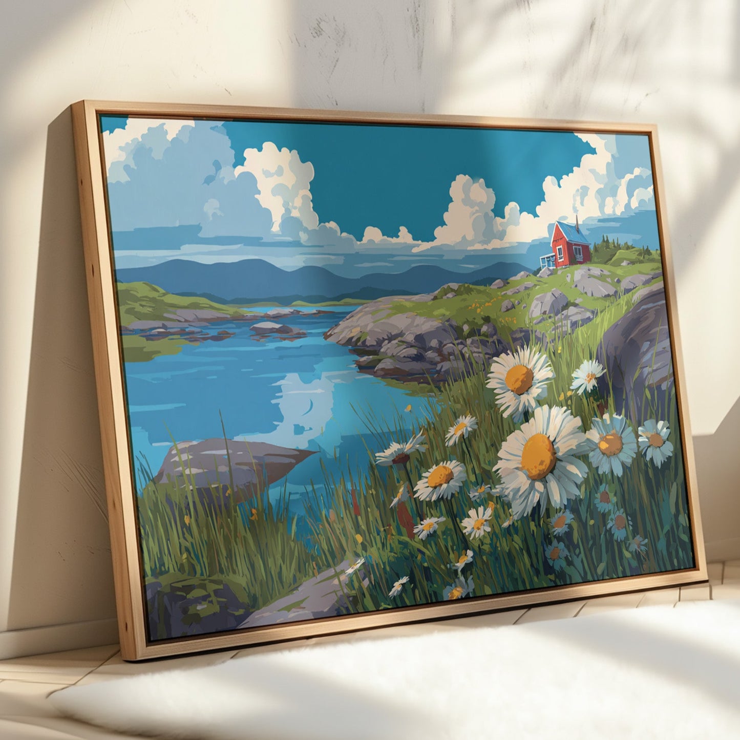 Daisies Dance Above Northern Waters