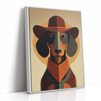 Western Hound's Geometric Portrait