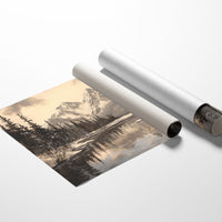 Winter's Mirror Shows Mountain Tales