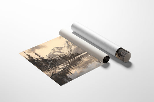 Winter's Mirror Shows Mountain Tales