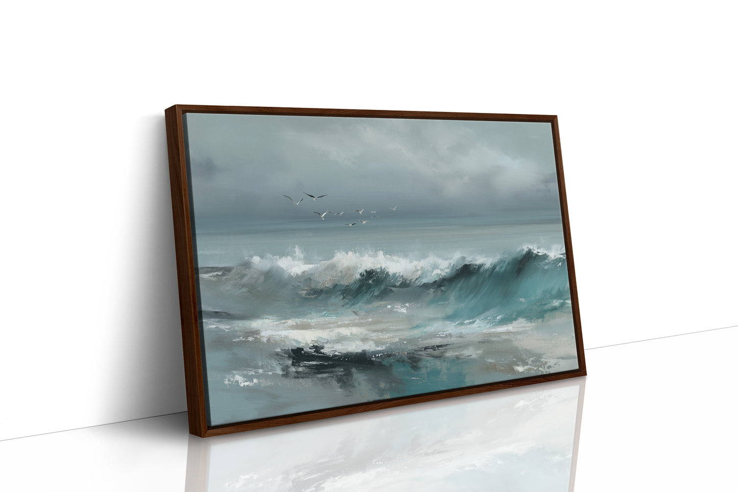 Teal Waves Call Ancient Mariners