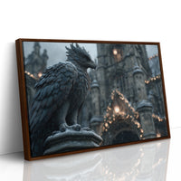 Gargoyle Watches Over Winter