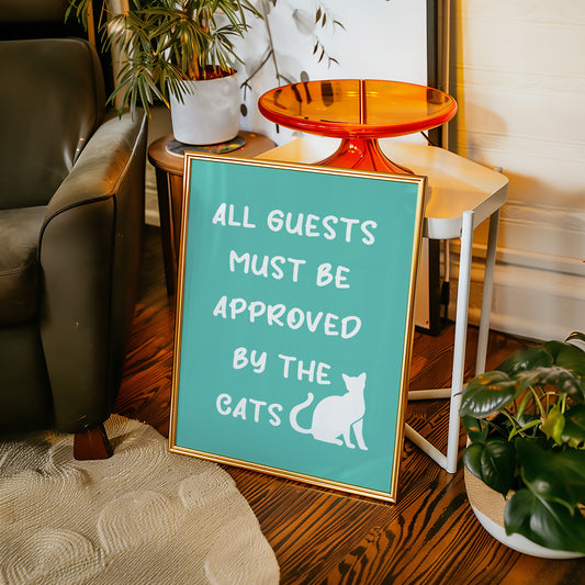 Entrance Requires Feline Approval