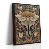 Nocturnal Symmetry: Art Nouveau Moth