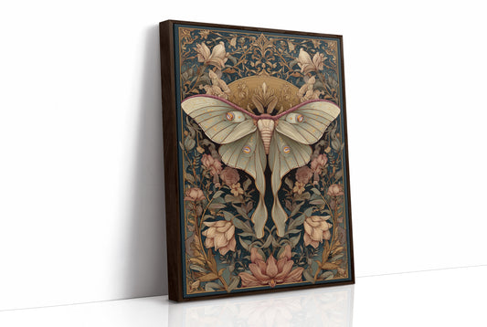 Nocturnal Symmetry: Art Nouveau Moth
