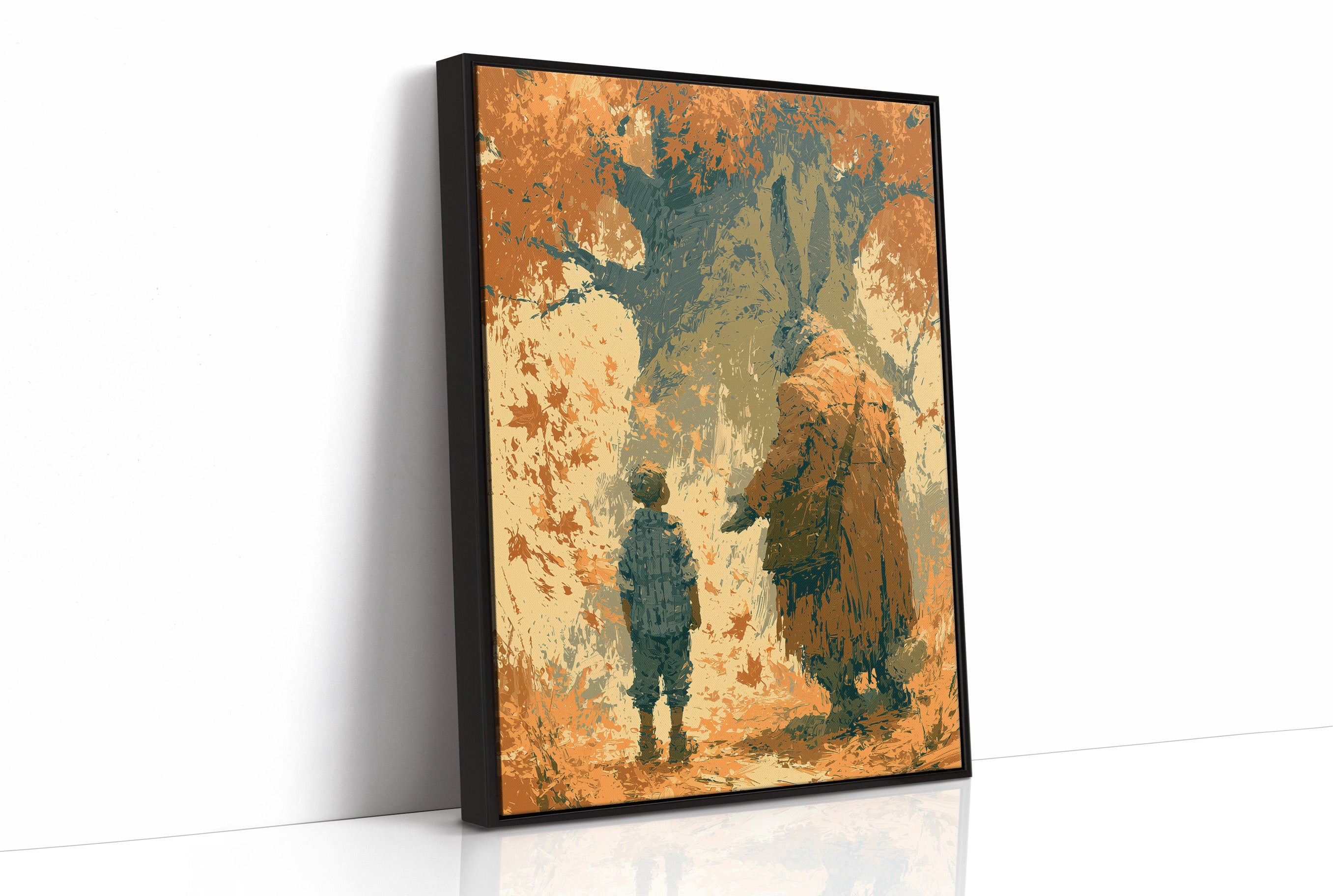 An Offered Hand, An Amber Wood