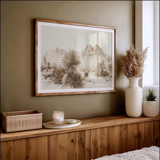 Yucca Blooms Pierce Desert Dawn