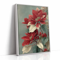 Poinsettia in Red and Cream