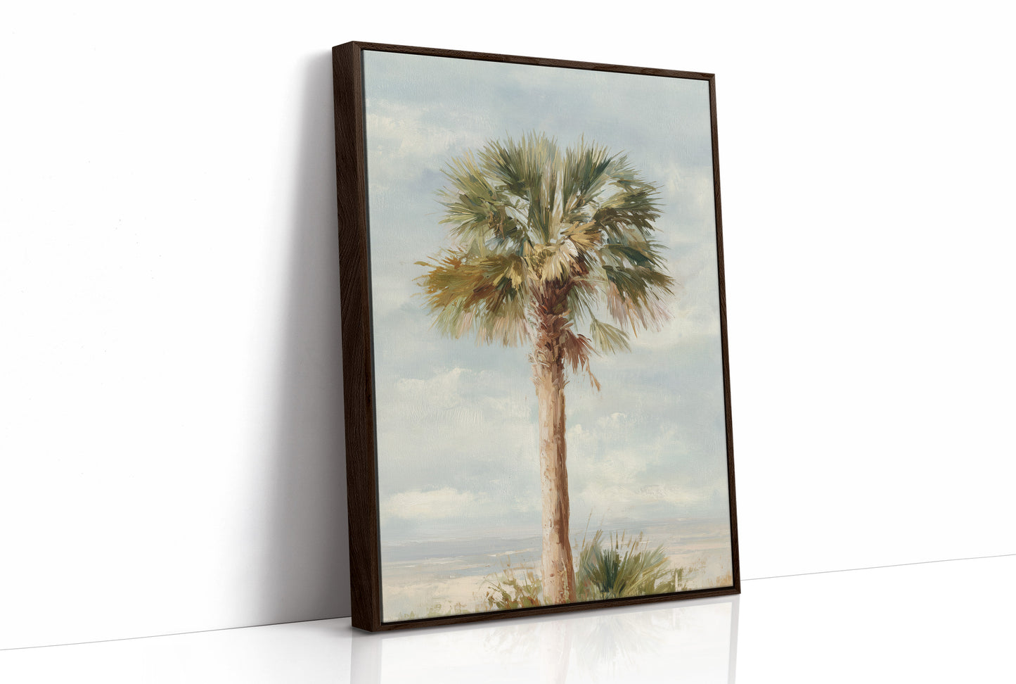 Solitary Palm Whispers Coastal Secrets