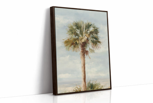 Solitary Palm Whispers Coastal Secrets