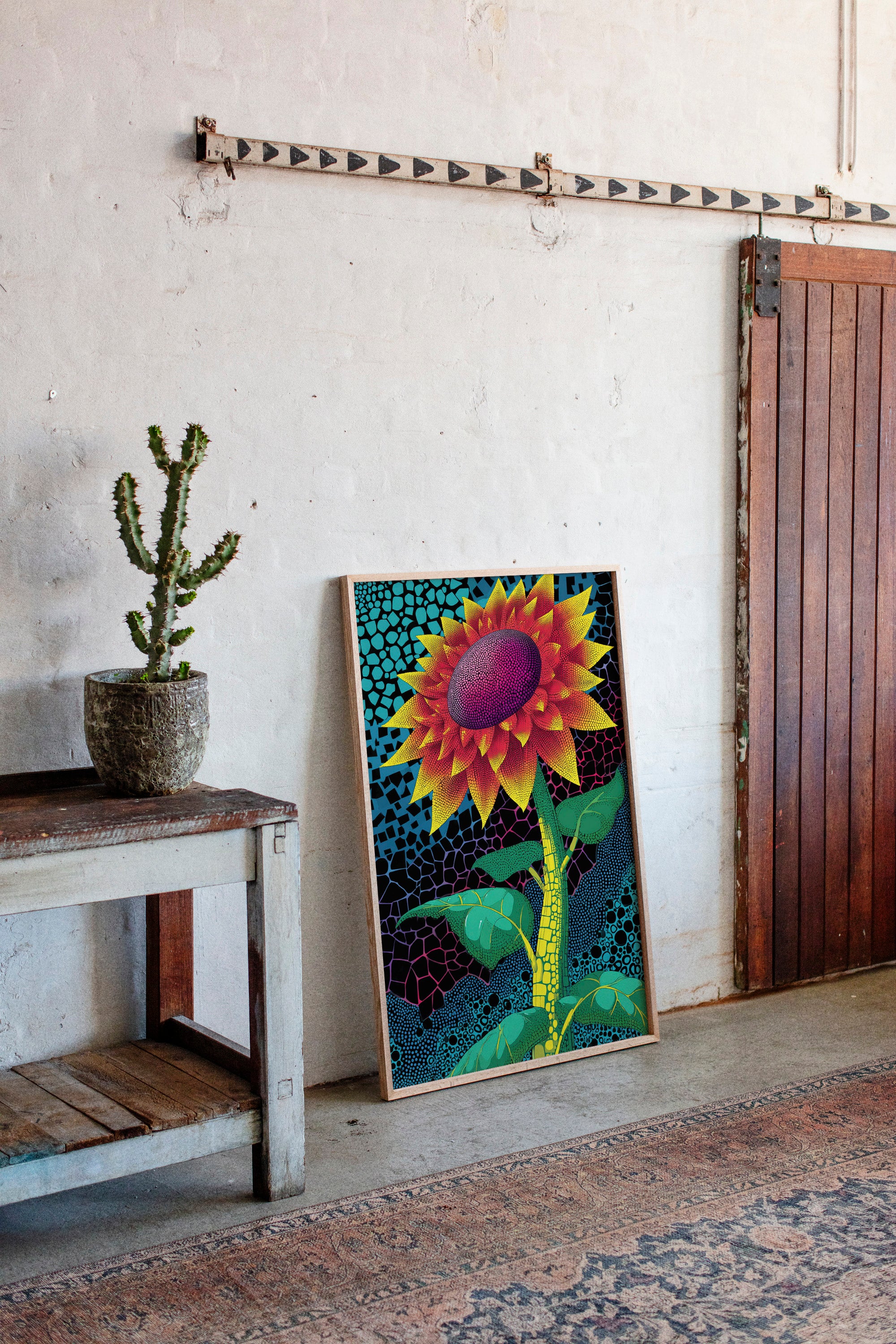 A Sunflowers Vibrant Rebellion
