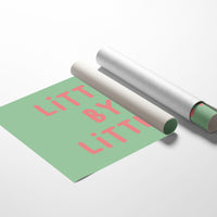 Little By Little Playful Print