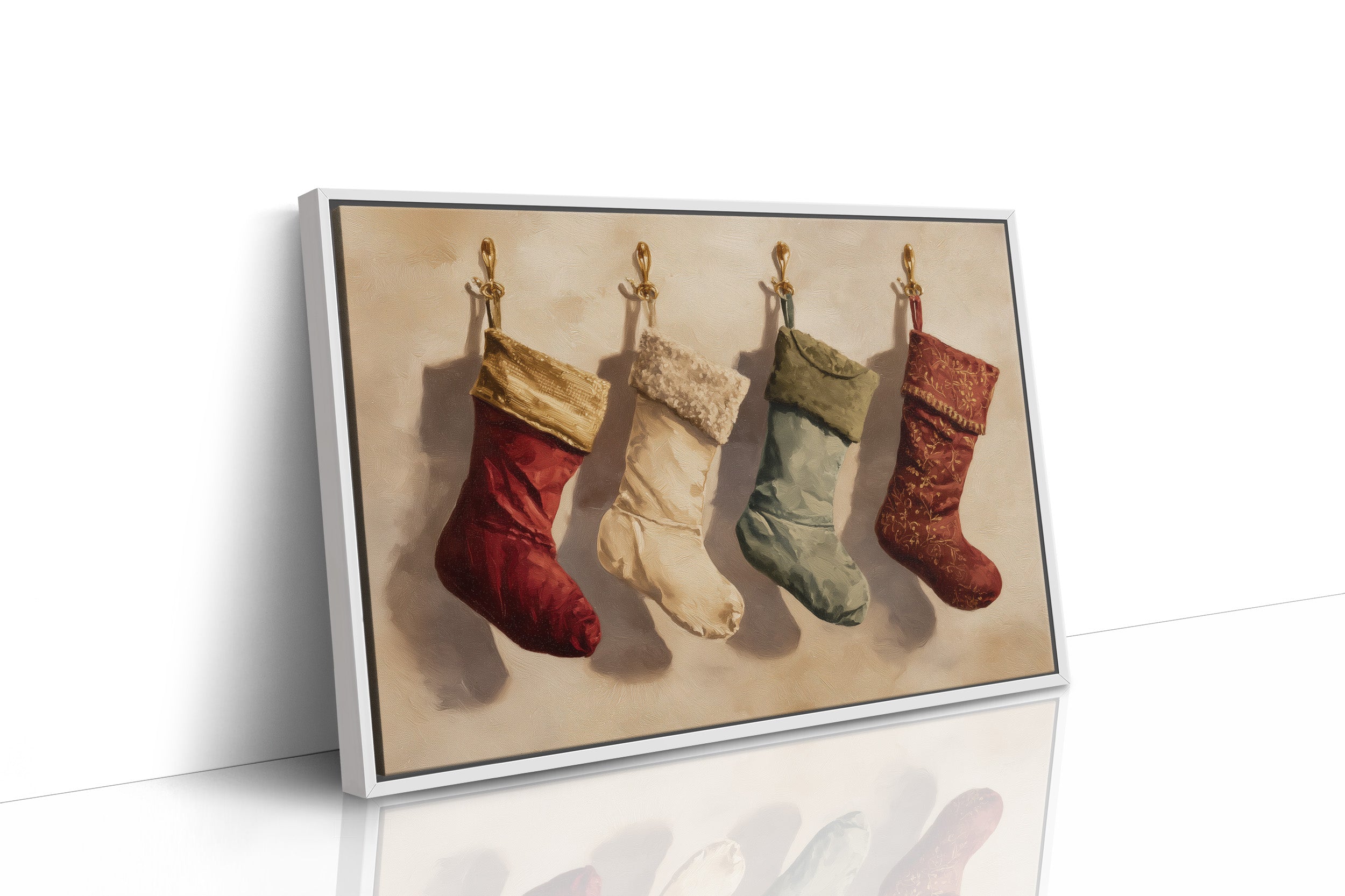 Stockings Frame December's Gentle Light