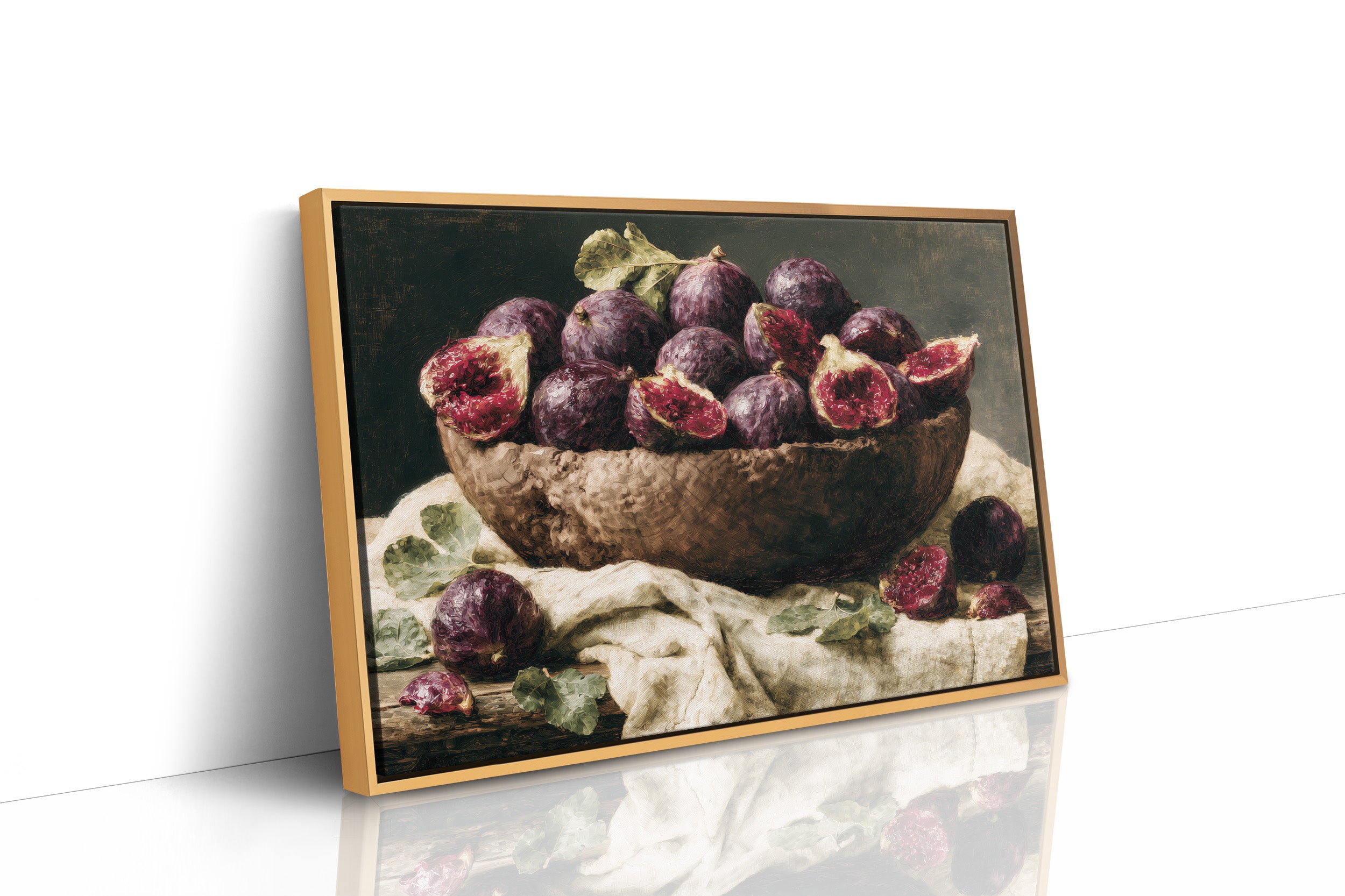 Woven Basket of Split Figs